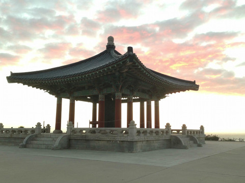 韩美友谊钟-洛杉矶必去景点