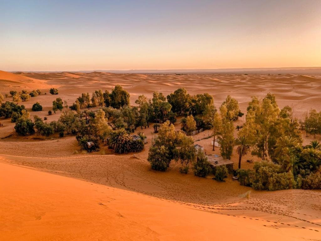 Quiet Merzouga Desert-梅如卡必去景点