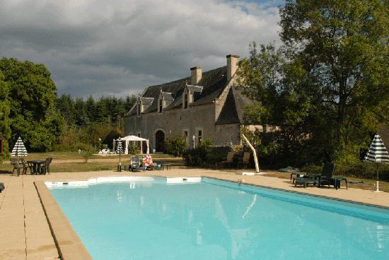 Le Vieux Chateau d'Hommes-泳池