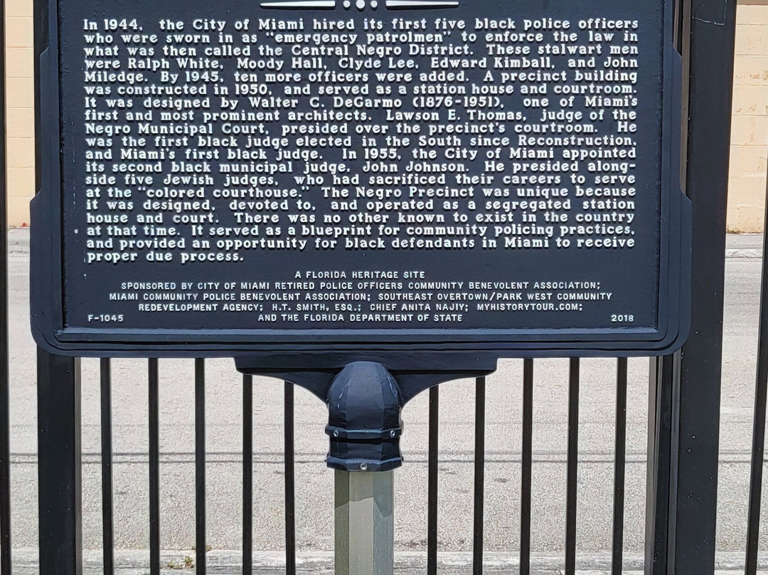 Black Police Precinct and Courthouse Museum-迈阿密必去景点