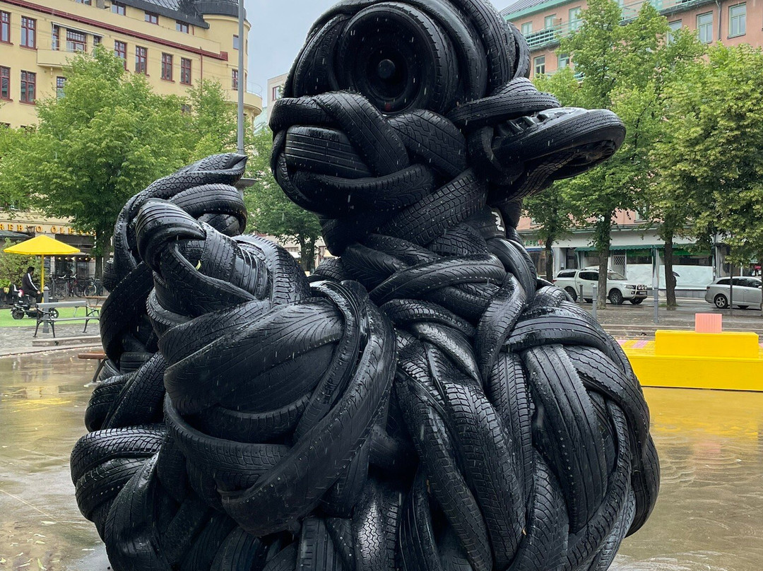 Statyn ''Rubber duck''-厄勒布鲁必去景点