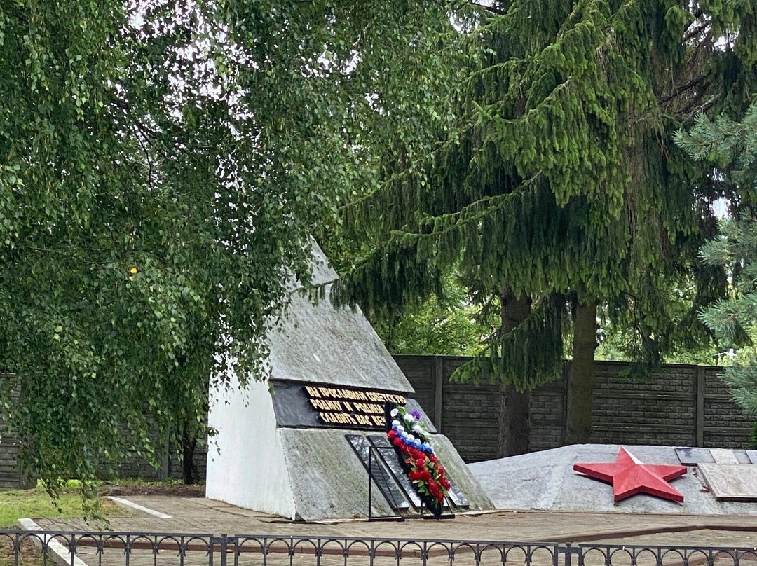 Mass grave of Soviet Soldiers