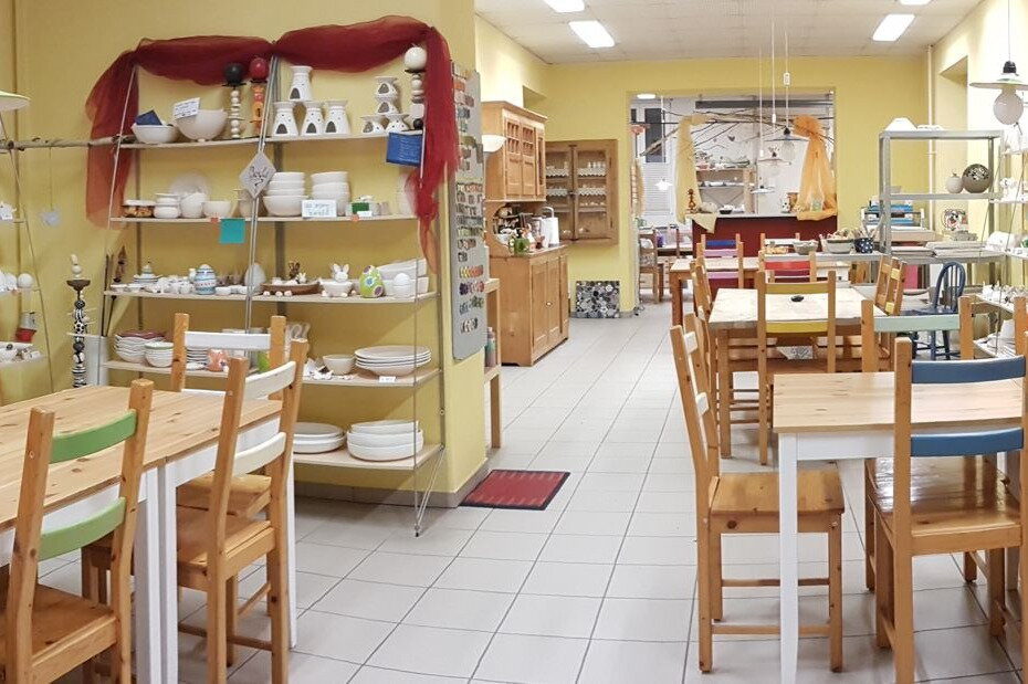 Pinselstrich Ceramic-Café