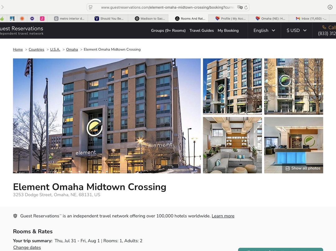 奥马哈城隧道源宿酒店主图