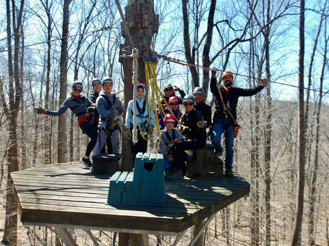 Shawnee Bluffs Canopy Tour-Makanda必去景点