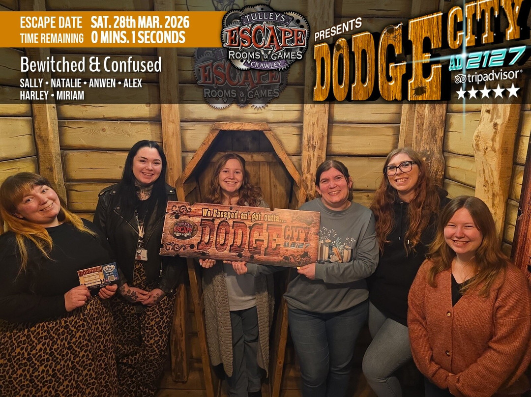 Tulleys Escape Rooms & Games-克劳利必去景点