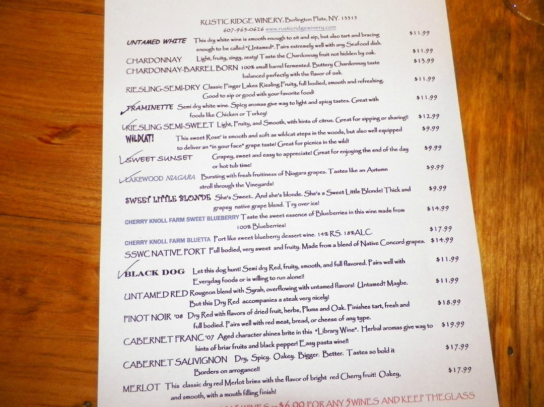 Rustic Ridge Winery-Burlington Flats必去景点