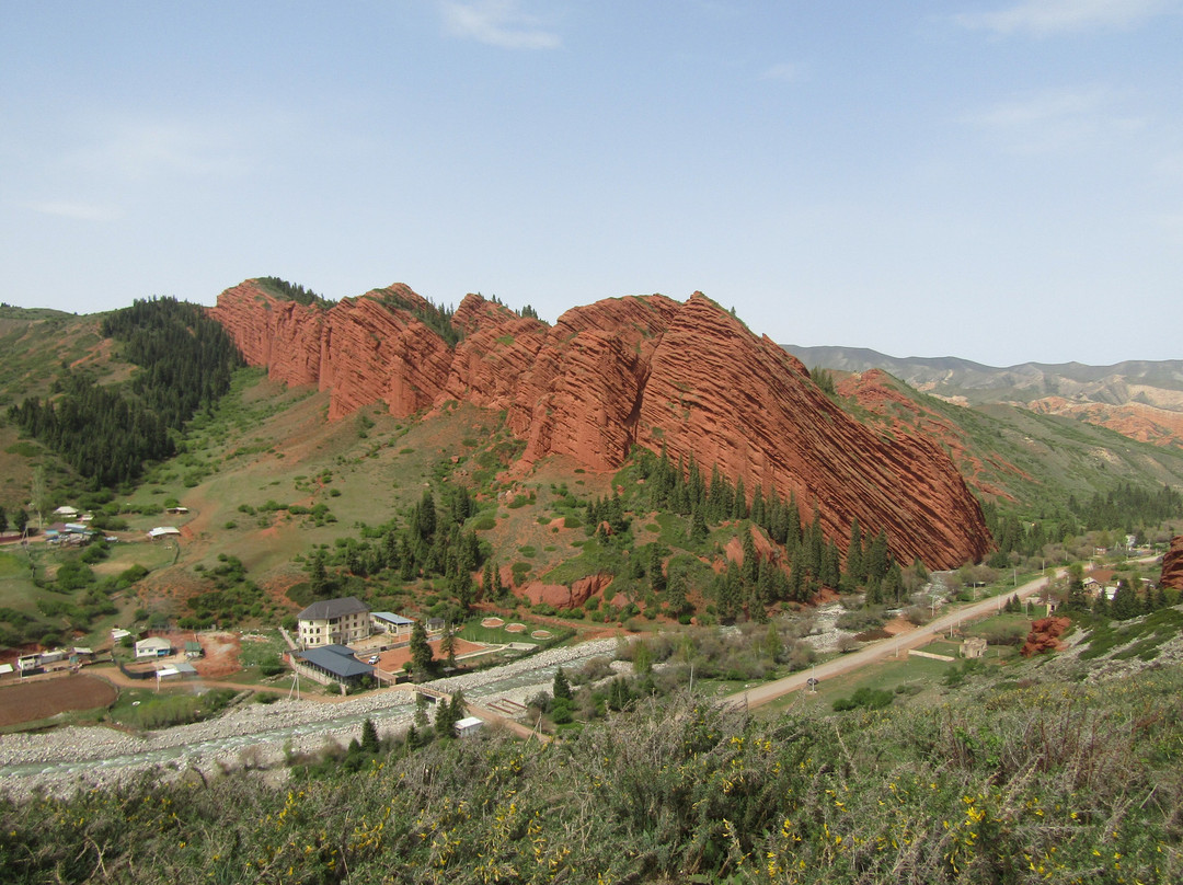 Jeti-Oguz Canyon (Seven Bulls Rocks)-Issyk Kul Province必去景点