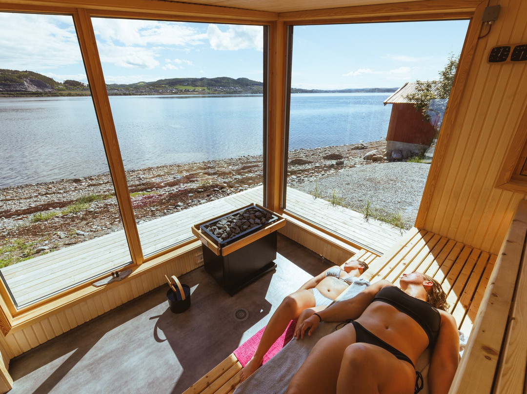 Fyret sauna