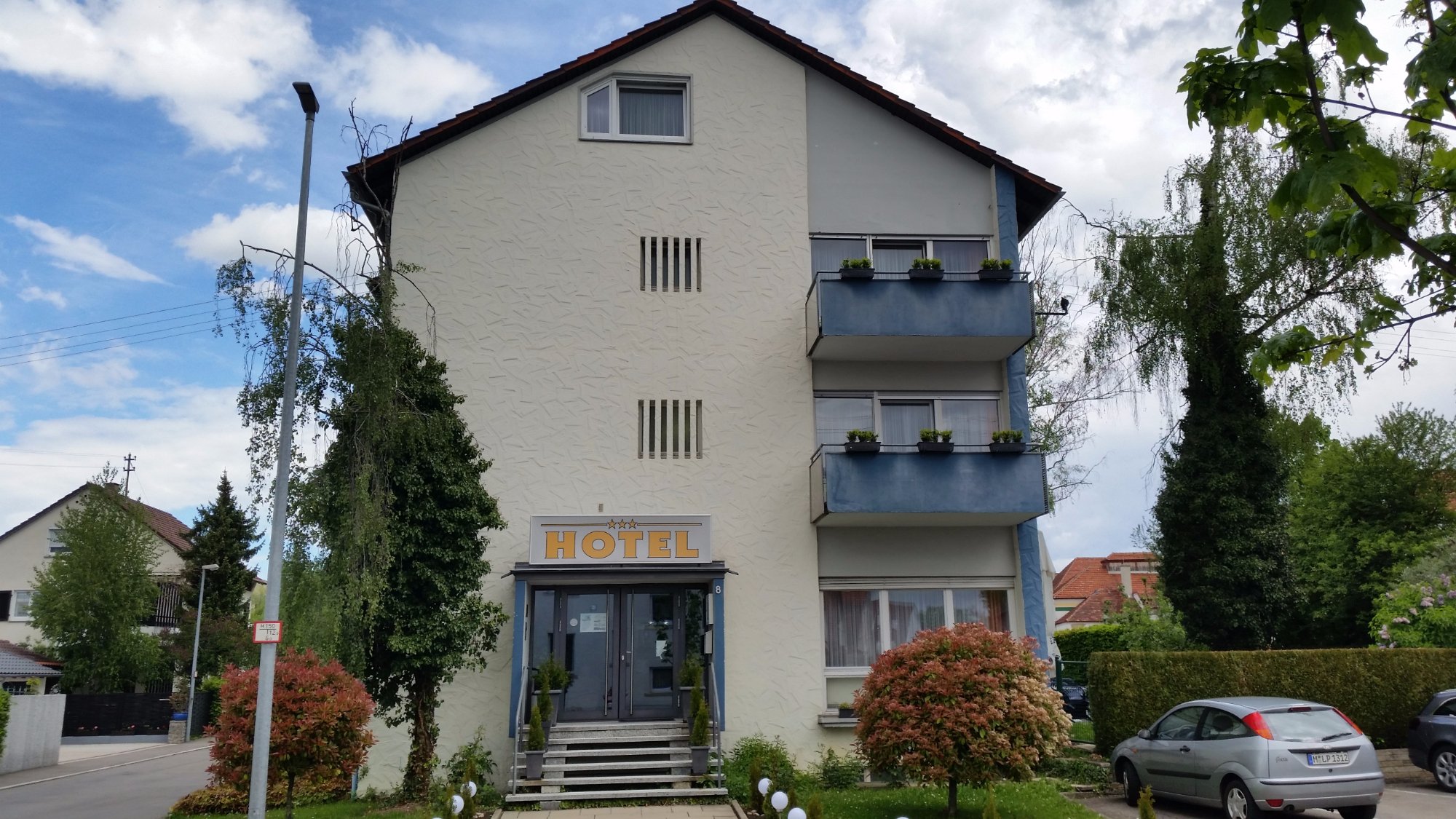 Hotel Garni Metzingen-浴室