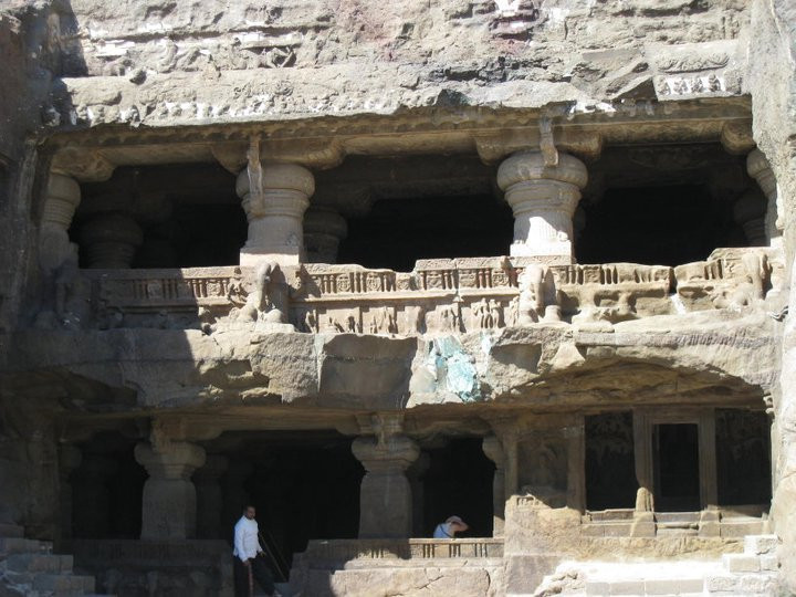 Jain Temple in Ellora caves景点图片