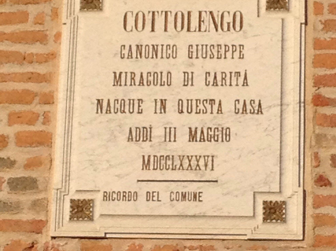 Casa Natale del Santo Cottolengo-Bra必去景点