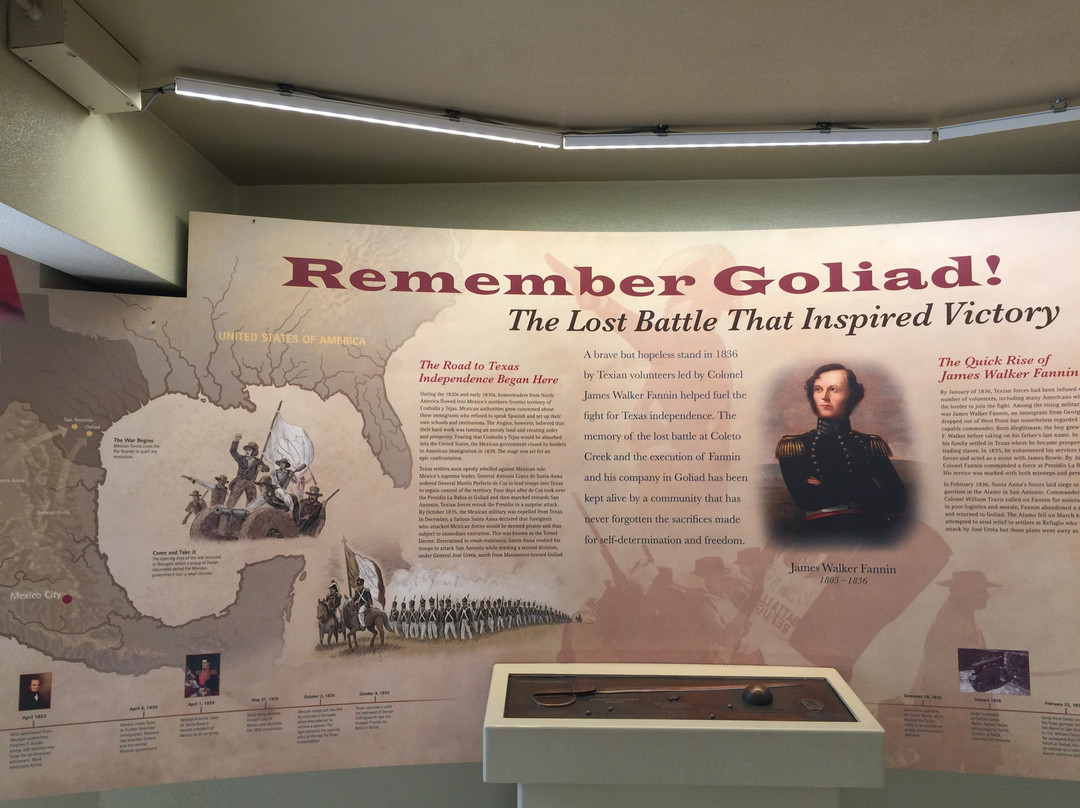 Fannin Memorial Monument-Goliad必去景点