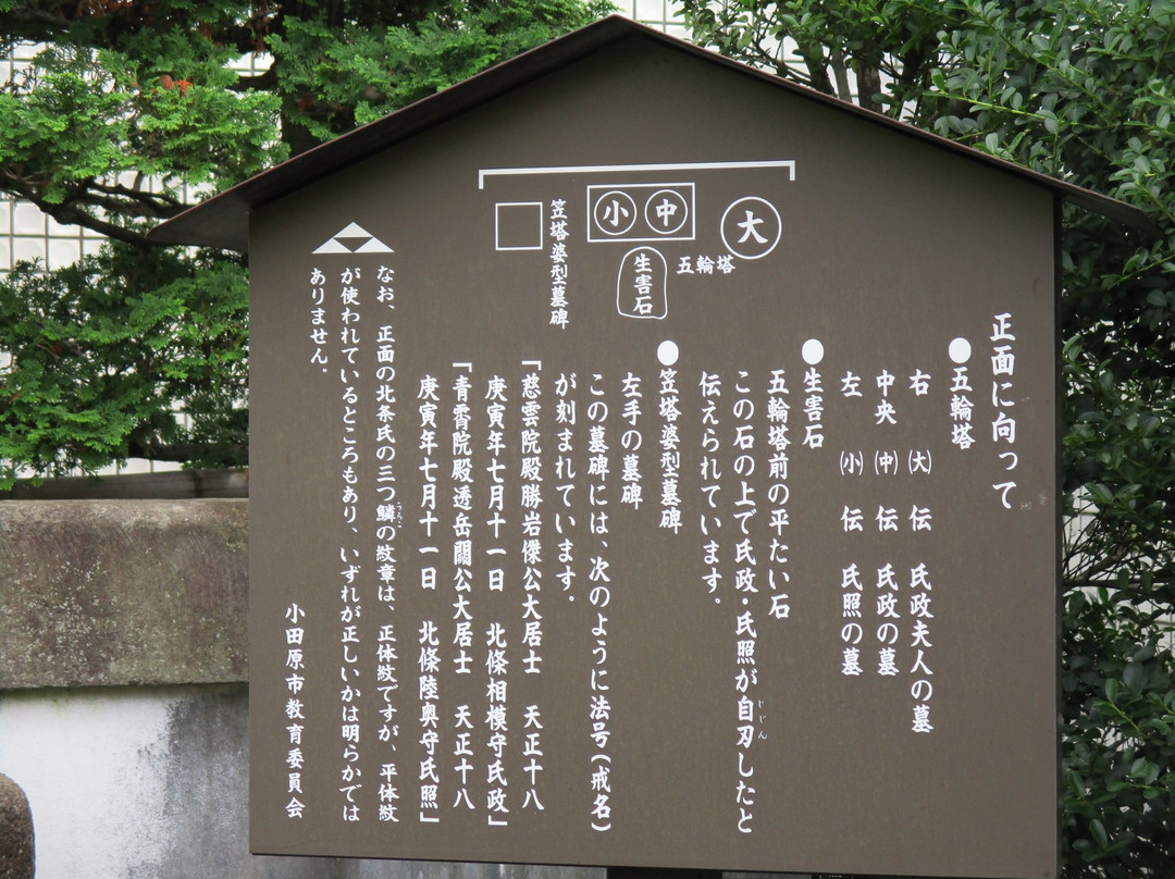 Tombs of Hojo Ujimasa・Ujiteru景点图片