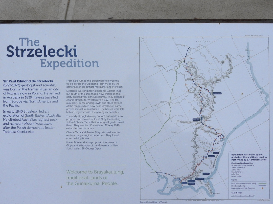 Sir Paul Edmund de Strzelecki Monument-特拉拉尔根必去景点