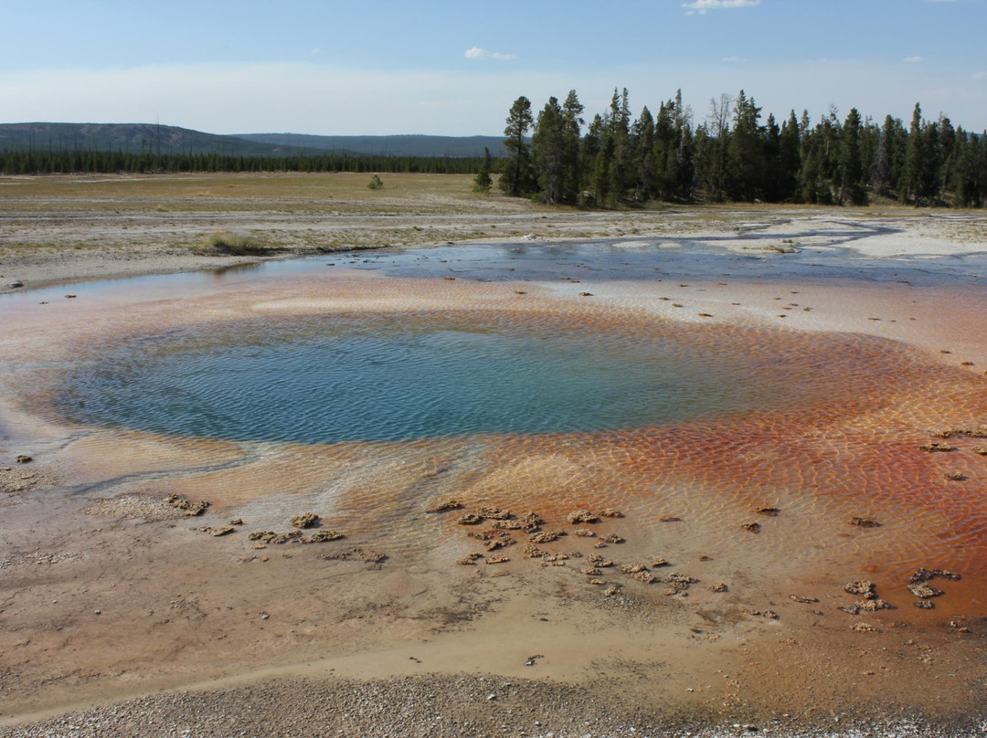 中途喷泉盆地-黄石国家公园必去景点