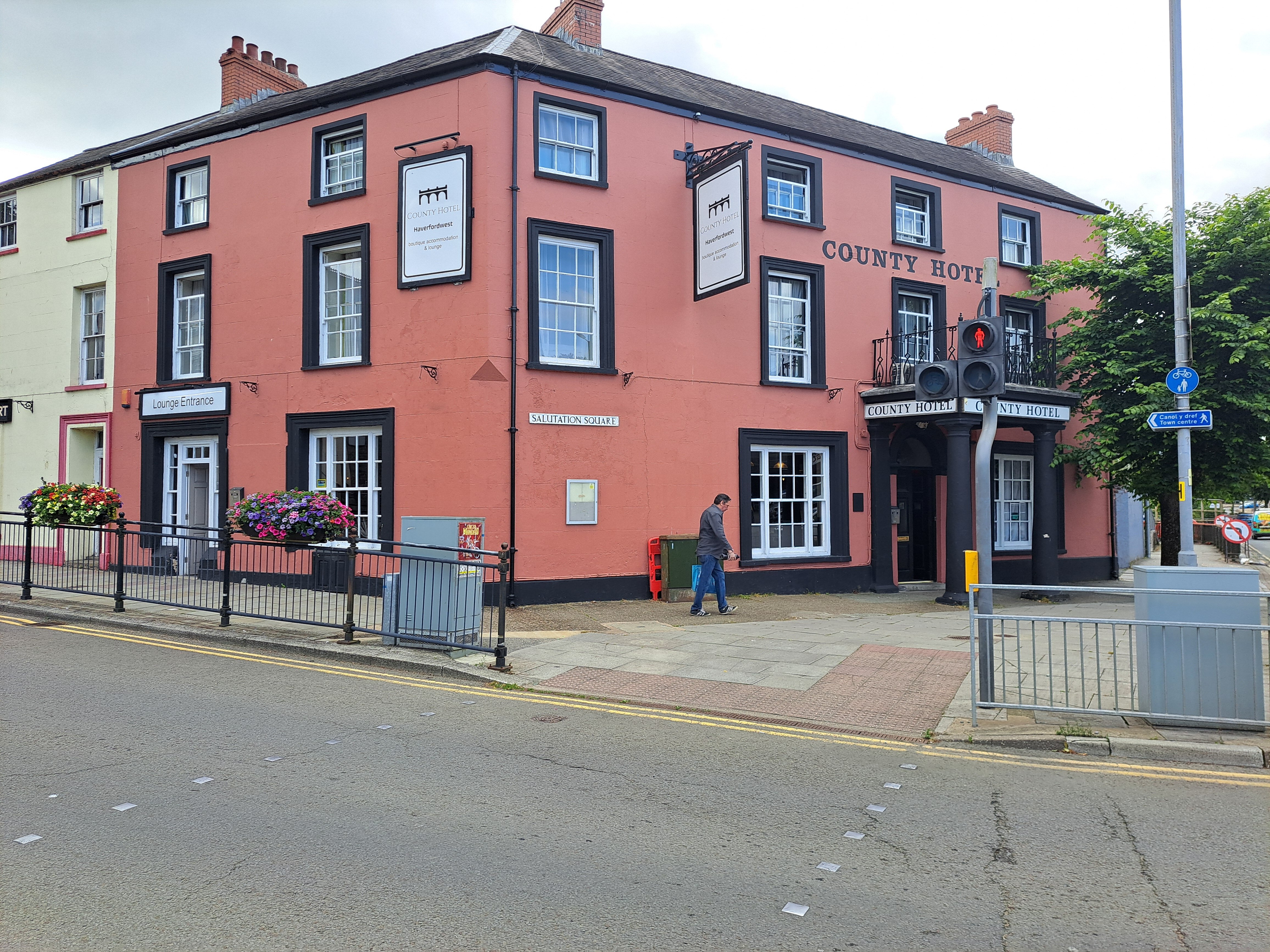 The County Hotel Haverfordwest-浴室