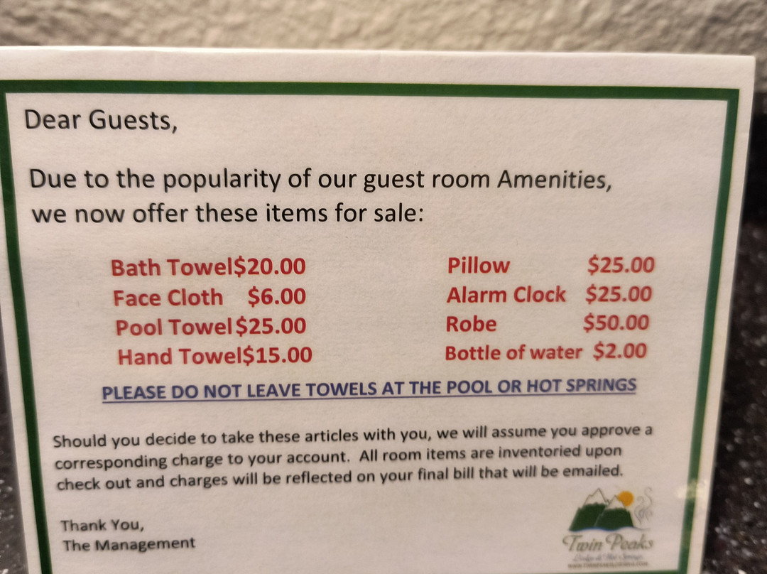 Twin Peaks Lodge & Hot Springs主图