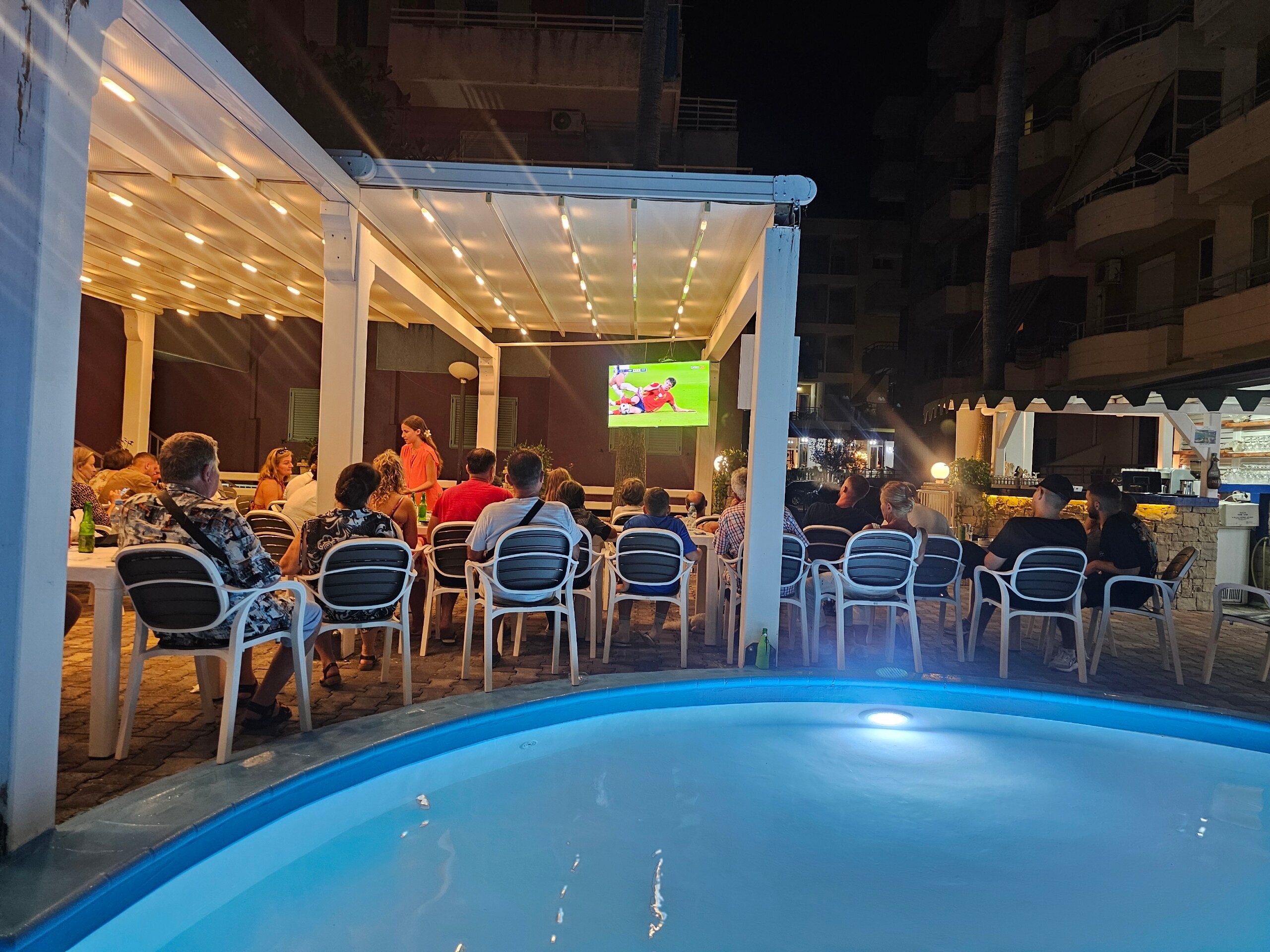 Hotel Adriatik Orikum-浴室