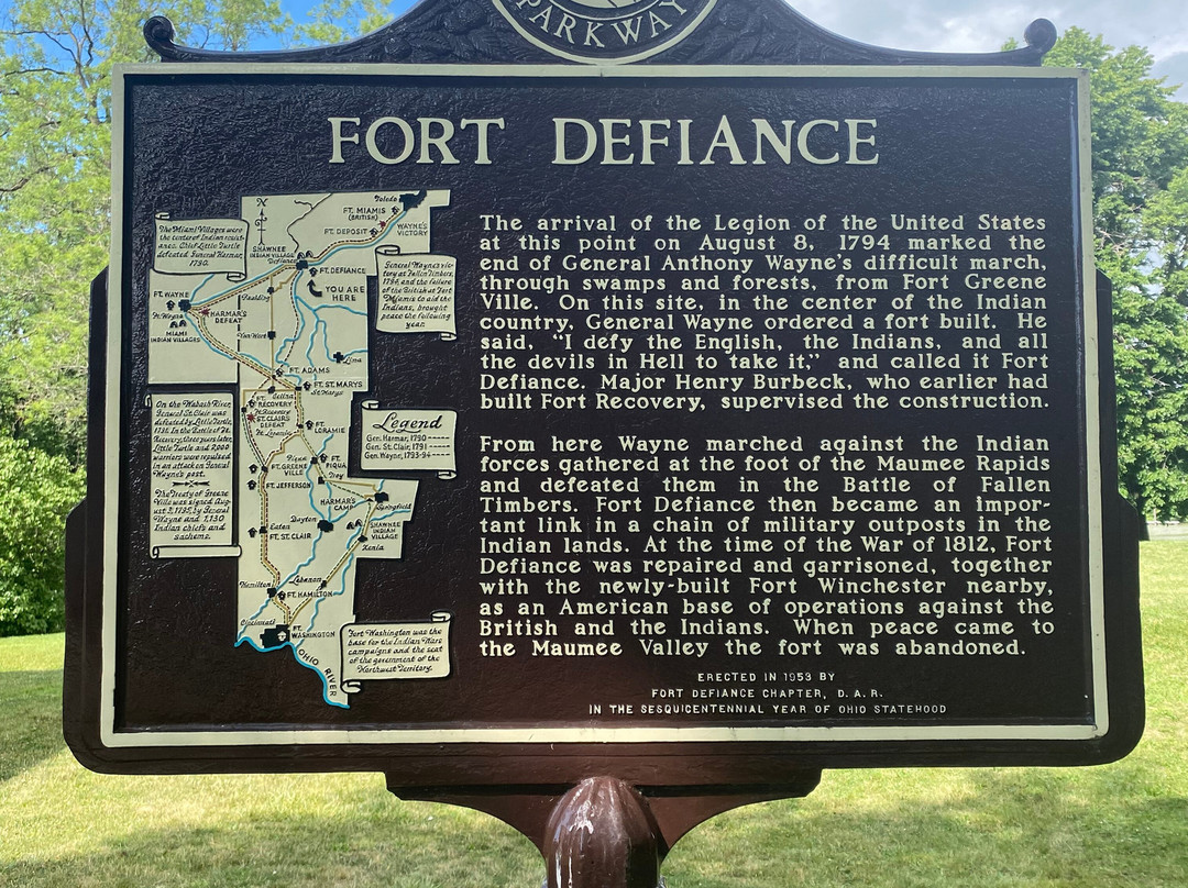Old Fort Defiance Park-Defiance必去景点