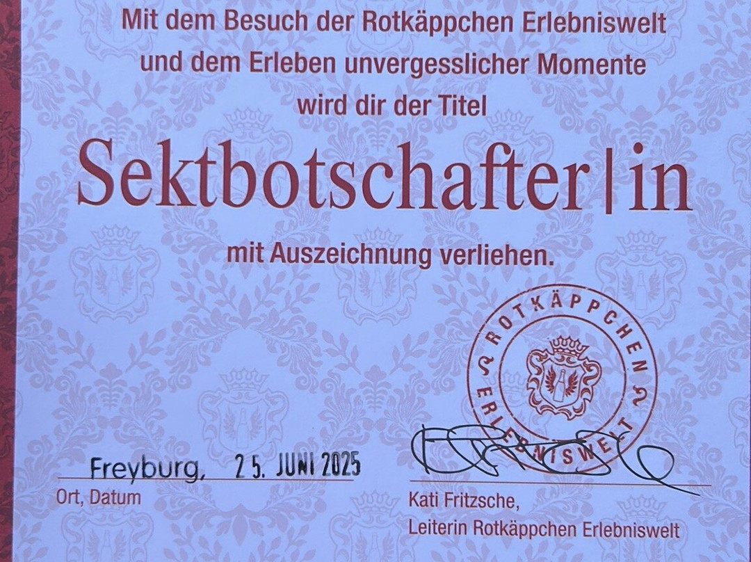 Sektkellerei Rotkaeppchen-Freyburg必去景点