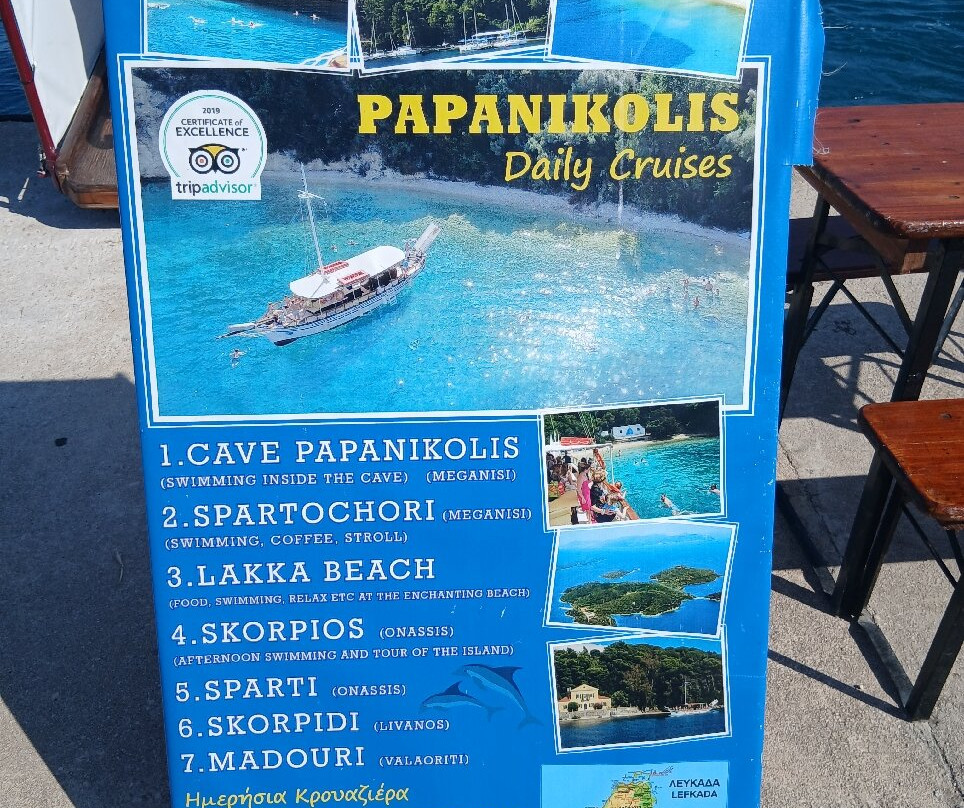 Papanikolis Cruise Boat-Nidri必去景点