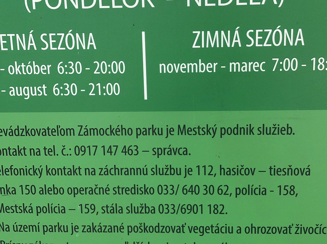 Schlosspark - Zámocký park-Pezinok必去景点