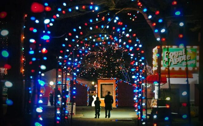 Edaville Holiday Festival of Lights-Carver必去景点