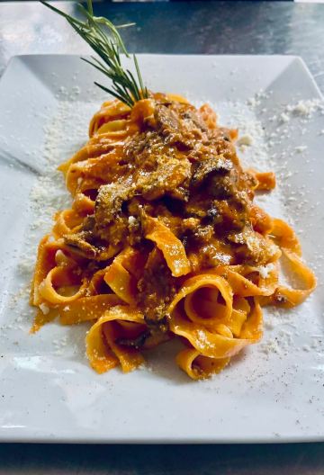 Soggiorno Alpino Costalovara-餐饮