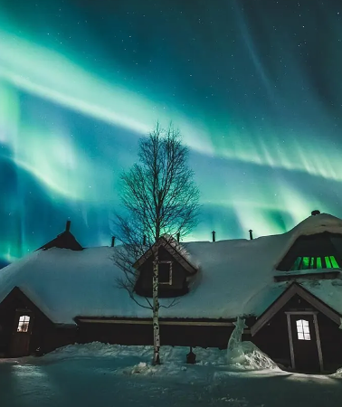 8D7N • In-depth Norway & Finland Tour, VR Aurora Train: Arctic Icebreaker Cruise & Aurora Glass Igloo Viewing, Santa Claus Village, Arctic train & husky sled rides
