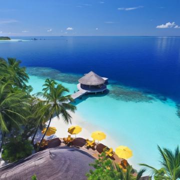 马尔代夫悦椿伊瑚鲁岛Angsana Ihur+戴加利岛6日4晚自由行