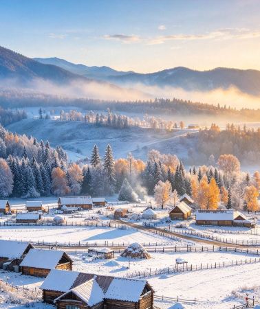 5天4晚 • 北疆以北·慢生活丨相約雪都阿勒泰丨遊山水秘境·禾木喀納斯丨宿2晚景區小木屋