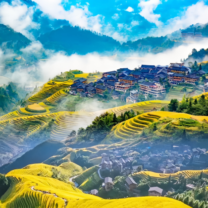 昆明+弥勒+建水+元阳+普者黑风景区+东川区+元谋8日7晚私家团