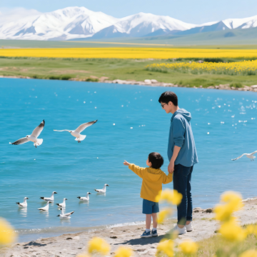 青海湖景区+鸣沙山月牙泉+张掖七彩丹霞旅游景区+嘉峪关关城8日7晚私家团