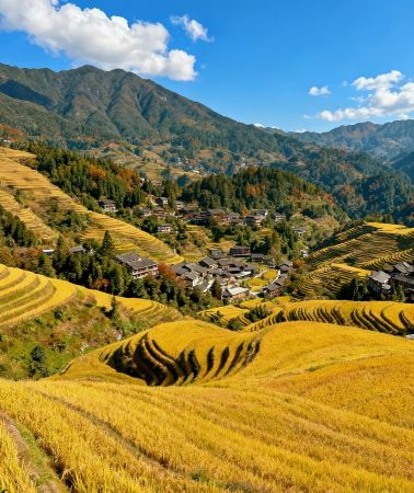3D2N • Guilin Li River & terraces tour: Gratuities Included, Li River 3-star cruise + Longji Rice Terraces + Xianggong Mountain + Yulong River bamboo rafting