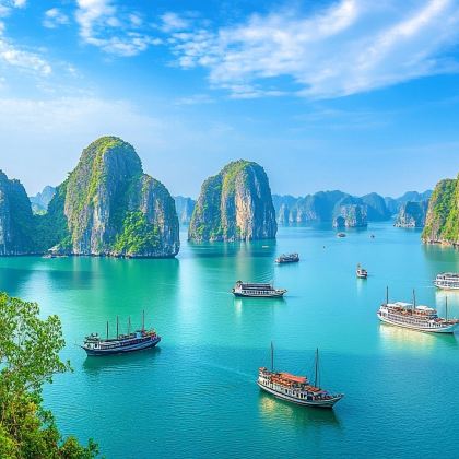 越南下龙湾+河内6日5晚跟团游