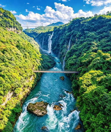 8D7N • Exclusive private group. Customizable itinerary. Waterfalls, peak forests, hidden canyons, Miao village lights, Wujiang heritage: discover the essence of Guizhou in one journey.