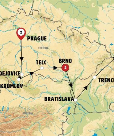 7D6N • Charms of Bohemia and Moravia ending Krakow