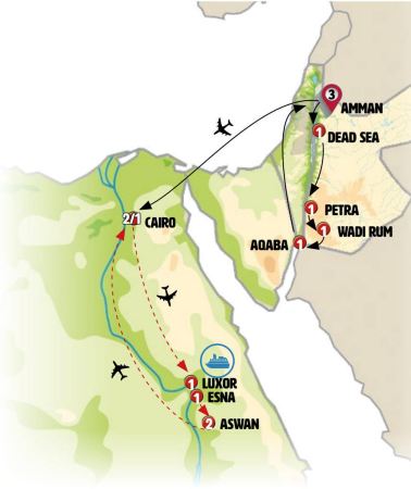 10D9N • Unforgettable Jordan and Cairo