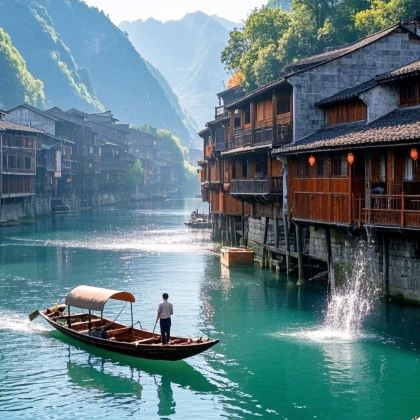 贵阳+黄果树景区+荔波+西江千户苗寨+贵州乌江寨国际旅游度假区5日4晚拼小团