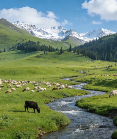 12D11N • Northern Xinjiang ·Kanas Scenic Area · Sayram Lake ·Narat Tourist Scenic Area