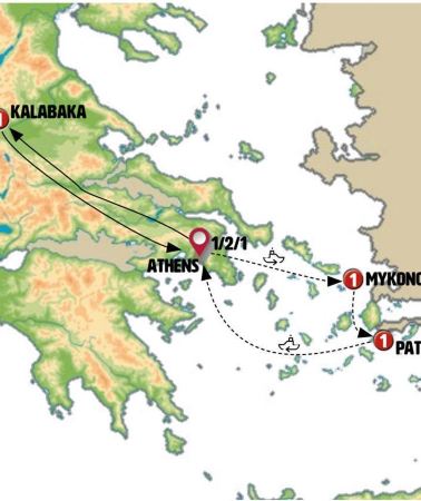 8D7N • Greece and Greek Islands Cruise Ext