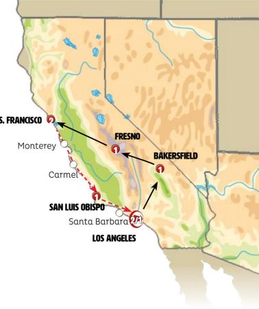 7D6N • Fascinating West, Ending in San Francisco