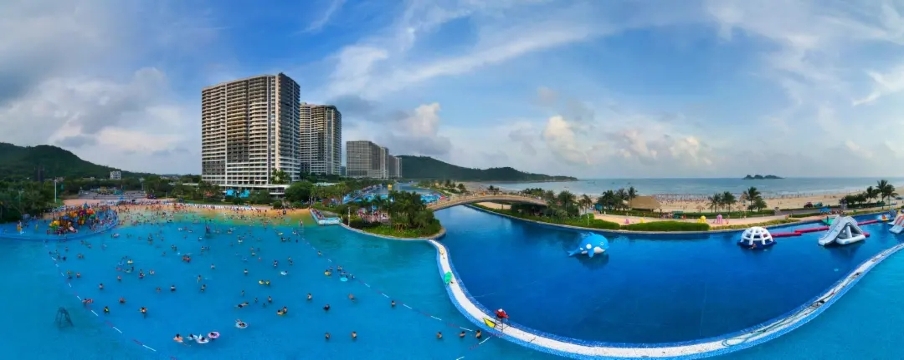 只含一张门票2)含(2天多次进出门票):无边界泳池,水晶湖,儿童水寨