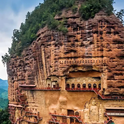 中国甘肃天水麦积山风景名胜区-麦积植物园8日5晚跟团游