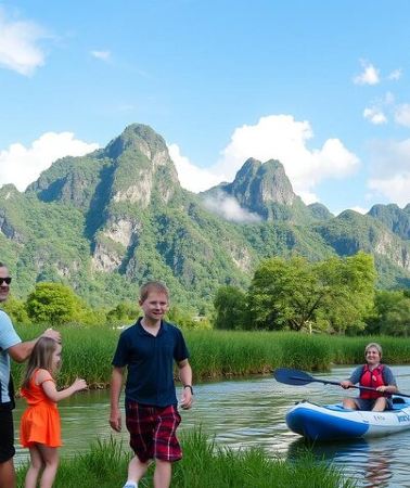2D1N • 1-Day Vang Vieng: Blue Lagoon, Zipline, Kayaking - All Inclusive