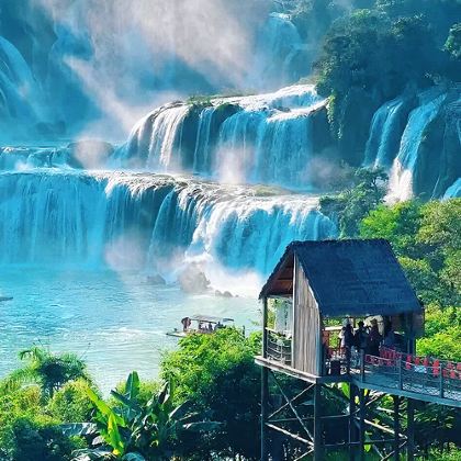 广西崇左+德天瀑布+通灵大峡谷+明仕田园+北海+涠洲岛4日3晚拼小团