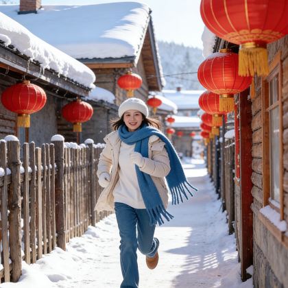 哈尔滨+亚布力滑雪旅游度假区+雪乡5日4晚自由行
