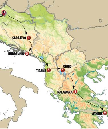 10D9N • Balkans