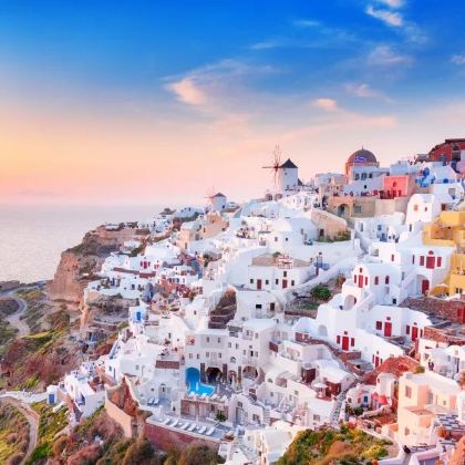 希腊雅典+圣托里尼+米科诺斯7日6晚自由行
